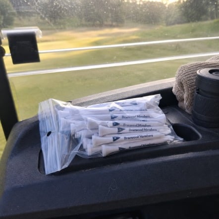 Custom golf tees for small business