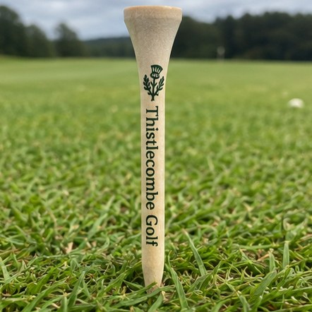 Customized golf tees for resorts and country clubs